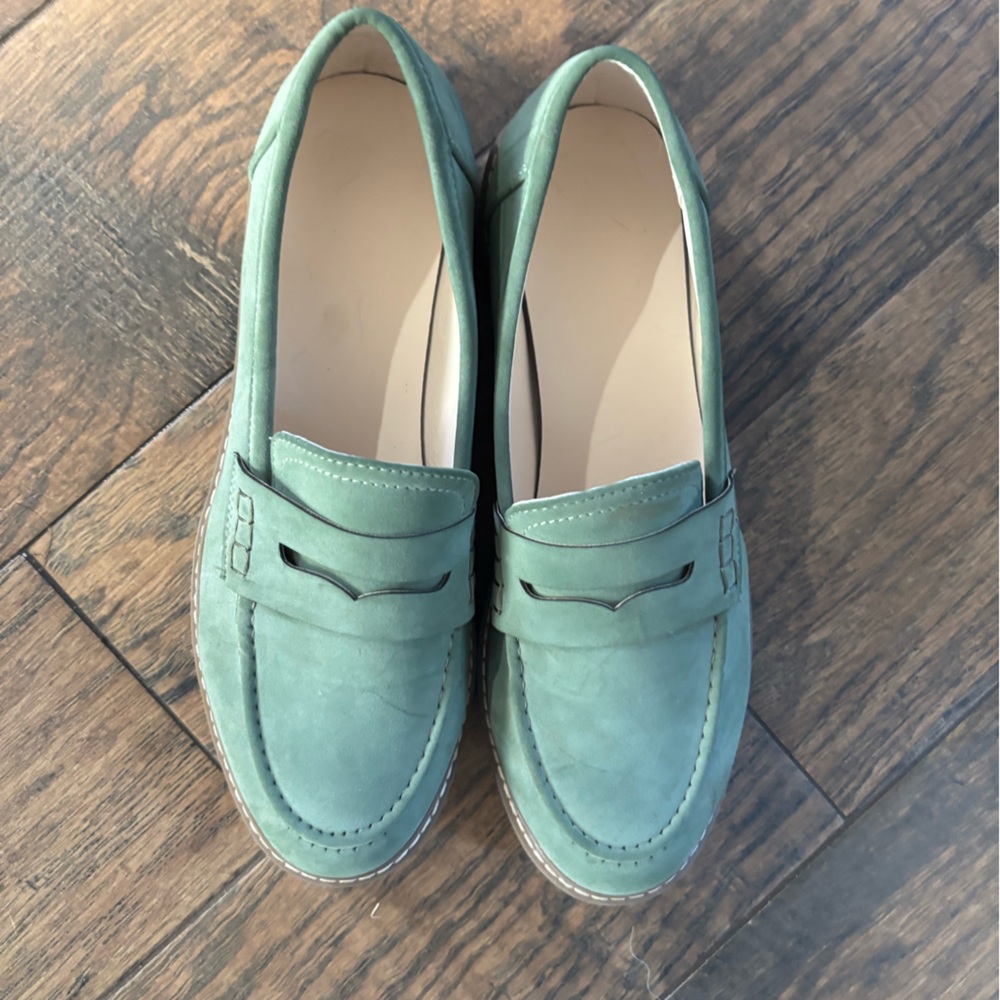 Stylish Green Loafers